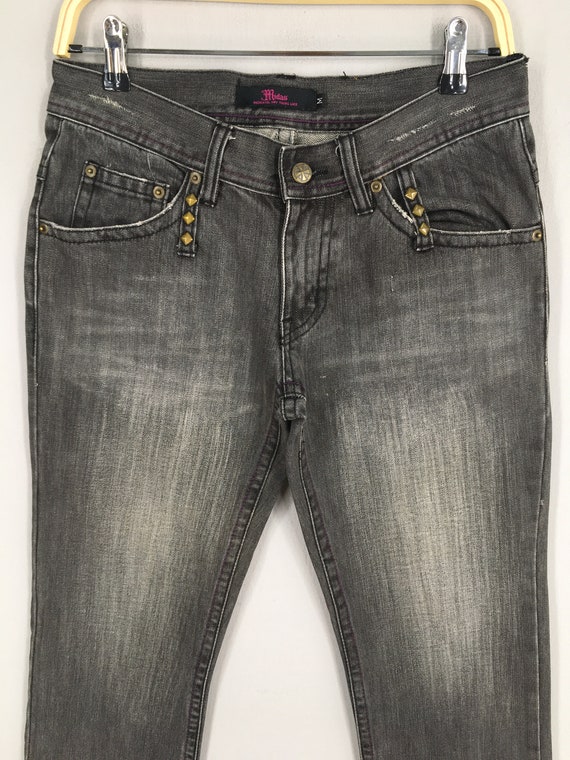 Size 28x31 Japanese Brand Midas Flared Jeans Midas Black Size 28x31 Japanese Brand Midas Flared Jeans Midas Black