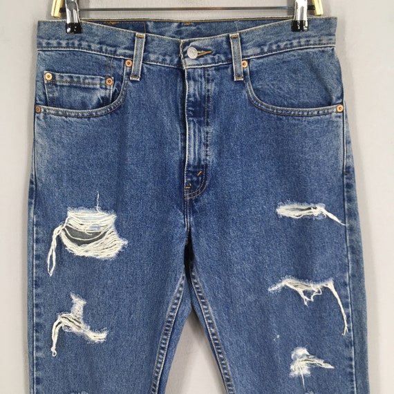 Levi’s Vintage Denim Size 31x32 Vintage Levi's 505 Light Wash Zipper Jeans 1990s Levi's