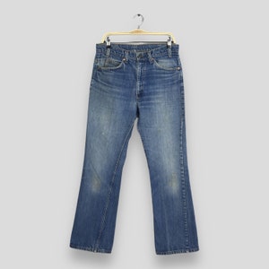 Size 32X29.5 Vintage Levi&#39;s 517 Faded Stonewash Flare Bootcut Jeans 1990s Levi&#39;s Bell Bottom Denim Levi&#39;s Mom Jeans Levi&#39;s Hi Flare Jean W32