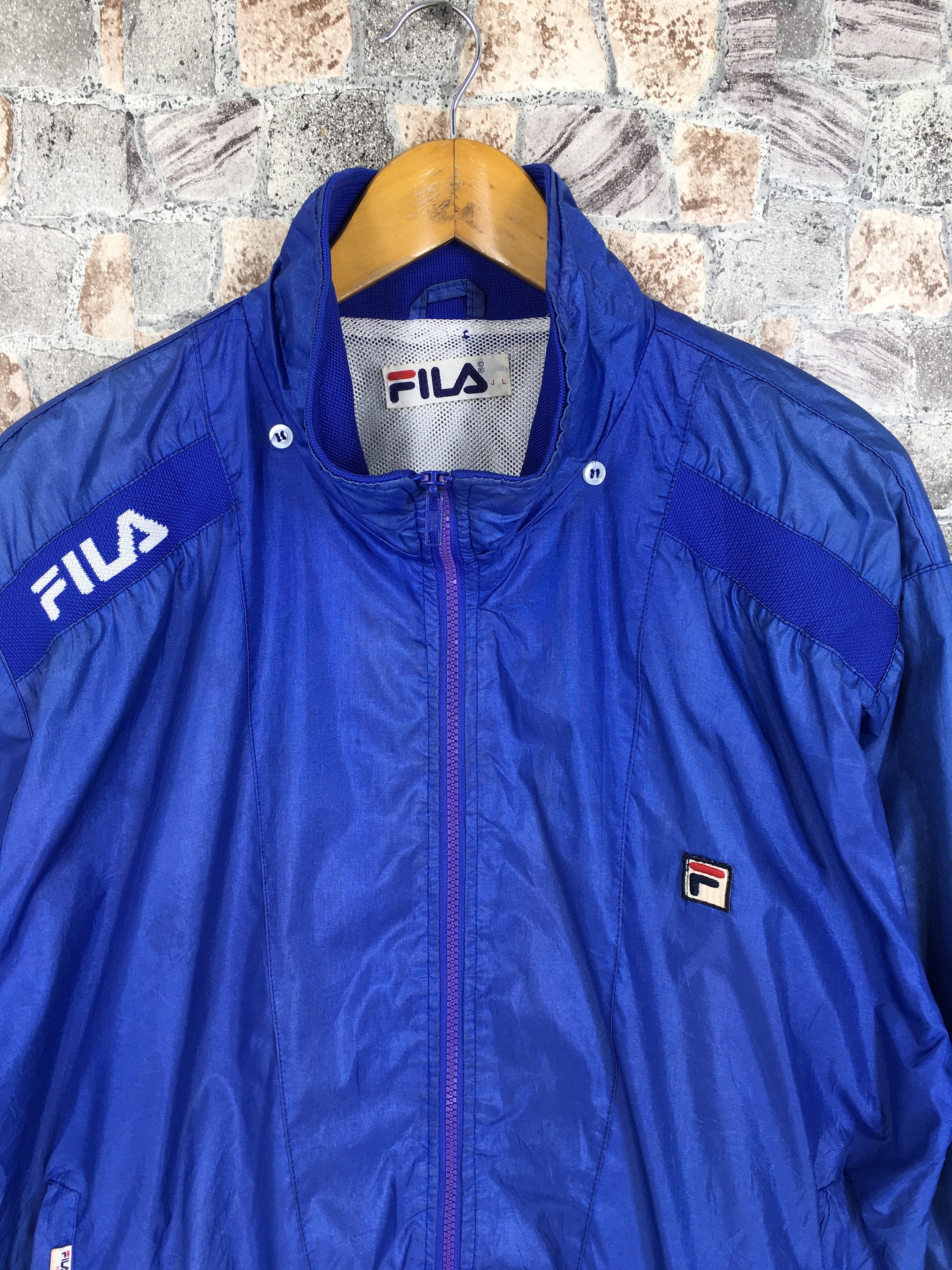 Vintage Fila Italia Windbreaker Blau Jacke Große Fila Sports - Etsy.de