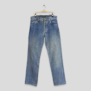 Tamanho 29x29,5 Jeans Levi's 501 azul desbotado vintage dos anos 90 Jeans Levi's 501 regular fit Jeans Levi's 501 Originals Denim Jeans Levi's Stone Washed W29