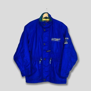 ヴィンテージ 90年代 フェニックス ノルディ スキー パーカー ジャケット ミディアム フェニックス ジャパン スキーウェア ボンバー フェニックス スノーボード ブルー スキー ウォーマー ジャケット フード付き サイズ M