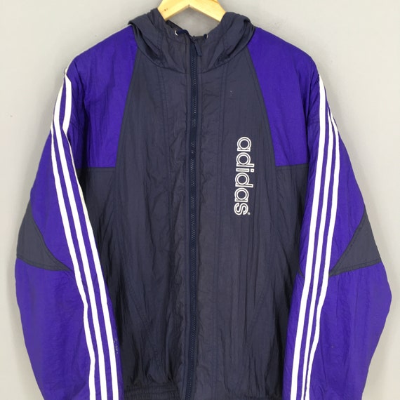 Vintage 90's Adidas Parka Jacket Medium Adidas Tr… - image 2