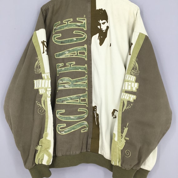 Vintage Scarface Embroidery Jacket 4xlarge Film Movies Vintage Scarface Embroidery Jacket 4xlarge Film Movies