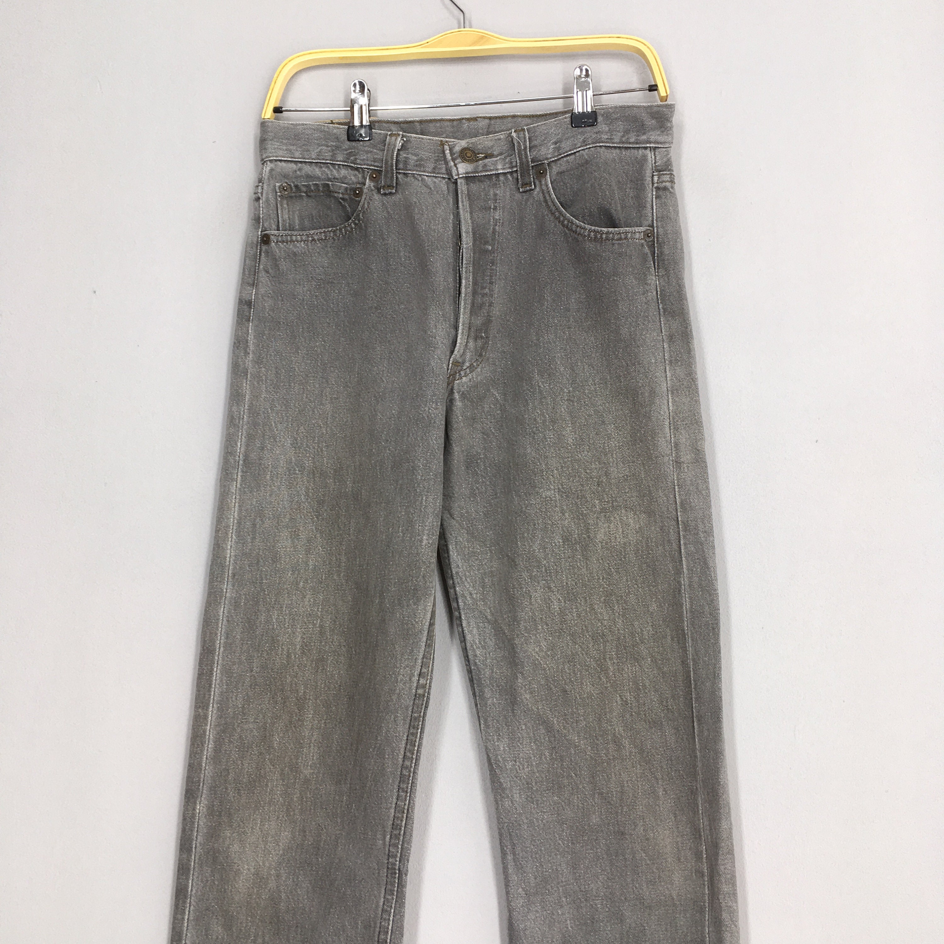 Size 29x34 Vintage 90s Levi's 501 Ash Grey Jeans Levi's Size 29x34 Vintage 90s Levi's 501 Ash Grey Jeans Levi's