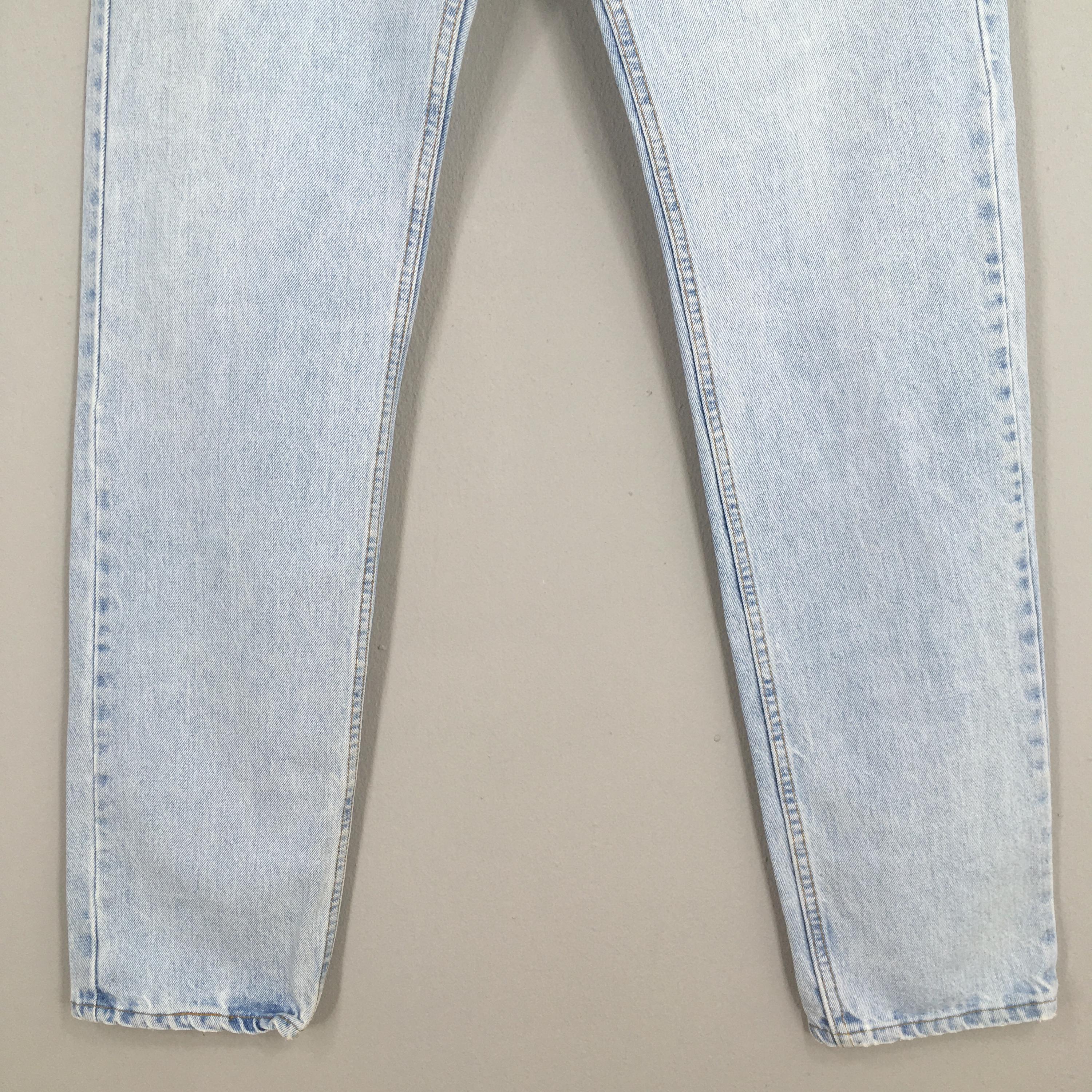 Rozmiar 32x34 Vintage 90s Levi's 505 Faded Blue Jeans Stone