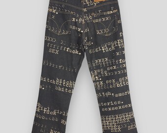 Size 26x28.5 Hysteric Glamour Japan Sex Fxxk Overprinted Size 26x28.5 Hysteric Glamour Japan Sex Fxxk Overprinted