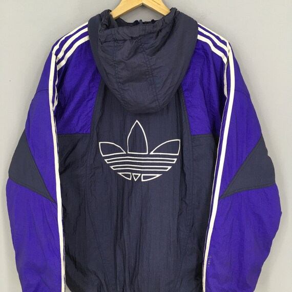 Vintage 90's Adidas Parka Jacket Medium Adidas Tr… - image 9