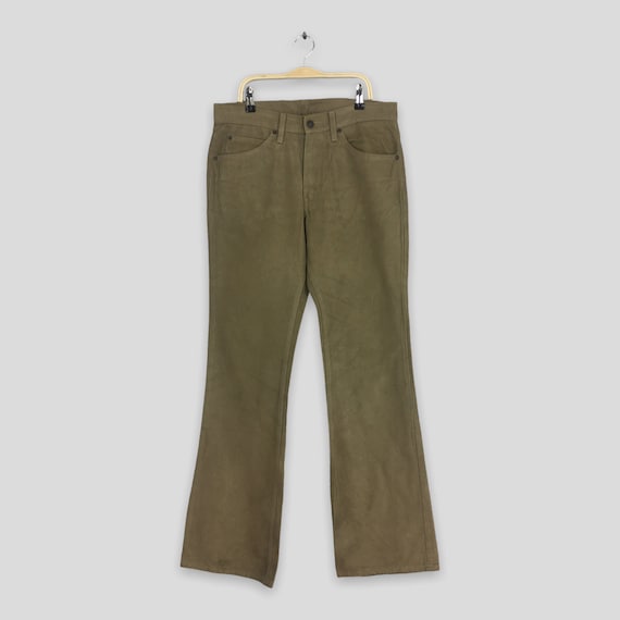 Size 32x32 Vintage 90s Levi's 517 Bootcut Flare Green Pants Levi's