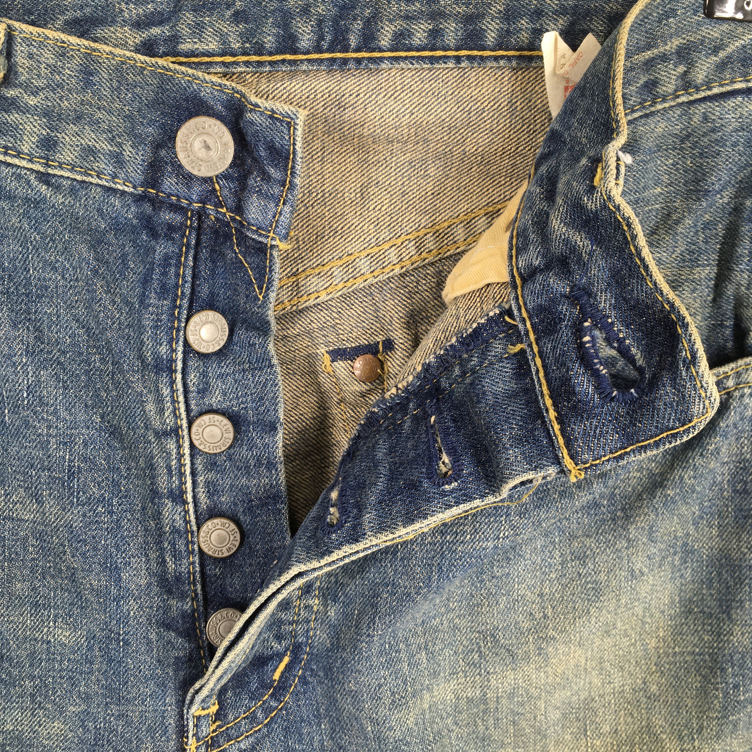 Size 29x30 Vintage Levi's 503B LVC Redline Japan Denim Distressed