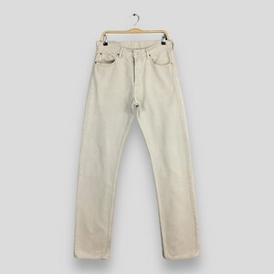 希少✦​USA製✦90s 501 リーバイス ホワイトデニム W30 L34 Size 30x34 Vintage 90s Levi's 501 White Jeans Light Wash Levi's