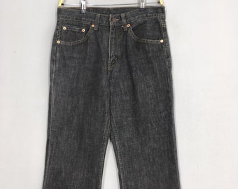 Size 30x32 Vintage Levi's 517 Black Bootcut Jeans Light