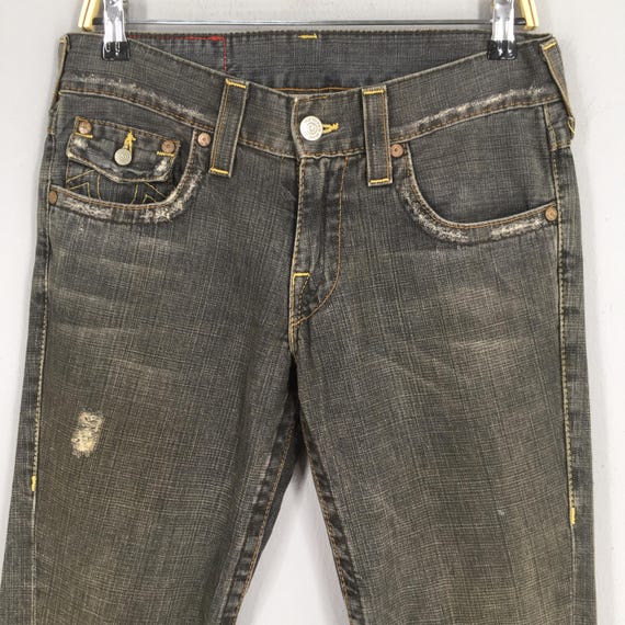 パンツ true religion TONY flared denim Y2K True Religion Jeans Y2k Low Rise Jeans Bell Bottom Flare