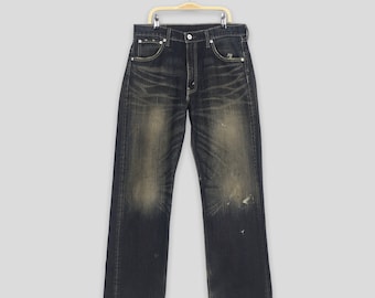 Size 28x33.5 Vintage Levis 503 Dark Black Jeans Straigh Leg Size 28x33.5 Vintage Levis 503 Dark Black Jeans Straigh Leg