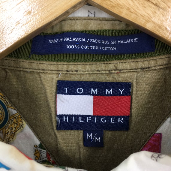 Tommy Hilfiger Army Badge Oxfords Shirt Medium Vi… - image 6