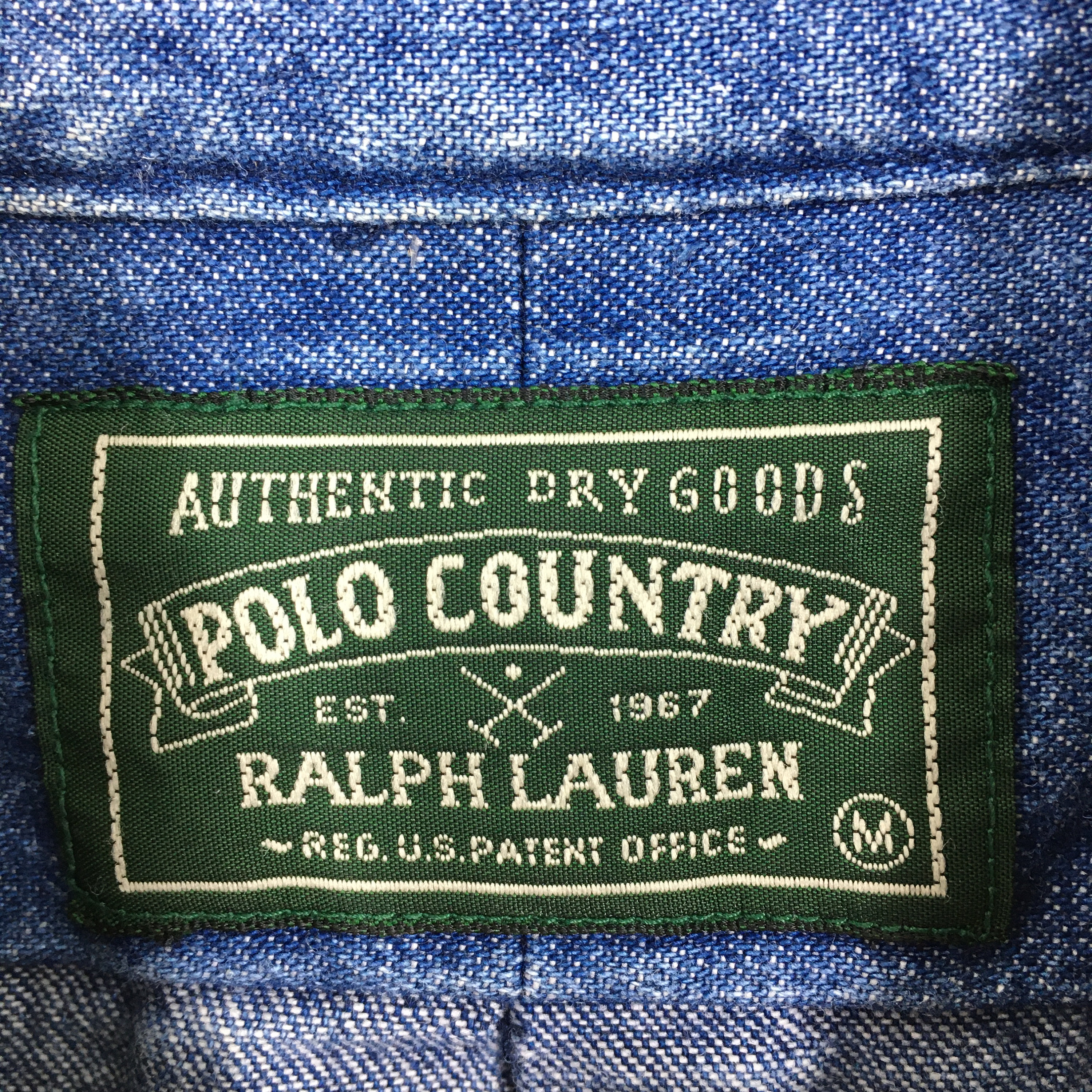 Polo Country Denim Shirt Oxfords Mens 