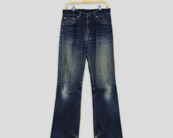 Size 32x33 Vintage Levi's 517 Bootcut Flare Jeans Faded Denim 80s