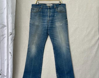Size 32x32 Vintage Levi's 517 Bootcut Flare Jeans Lightwash Denim