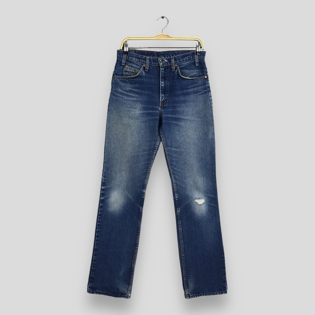 Size 30x31.5 Vintage 90s Levi's 509 0217 Faded Blue Jeans Light