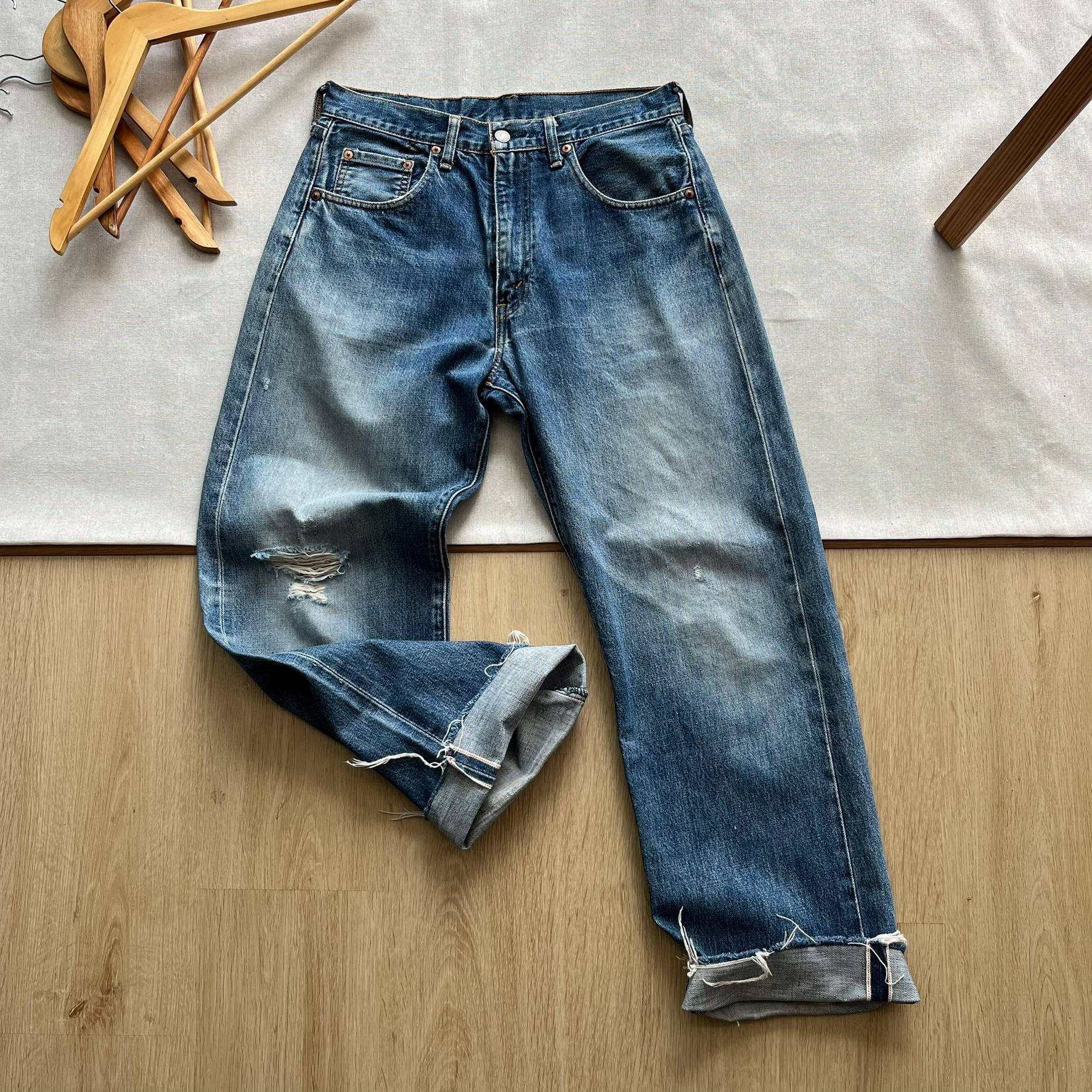 Vintage Mens 504 Levis - Etsy