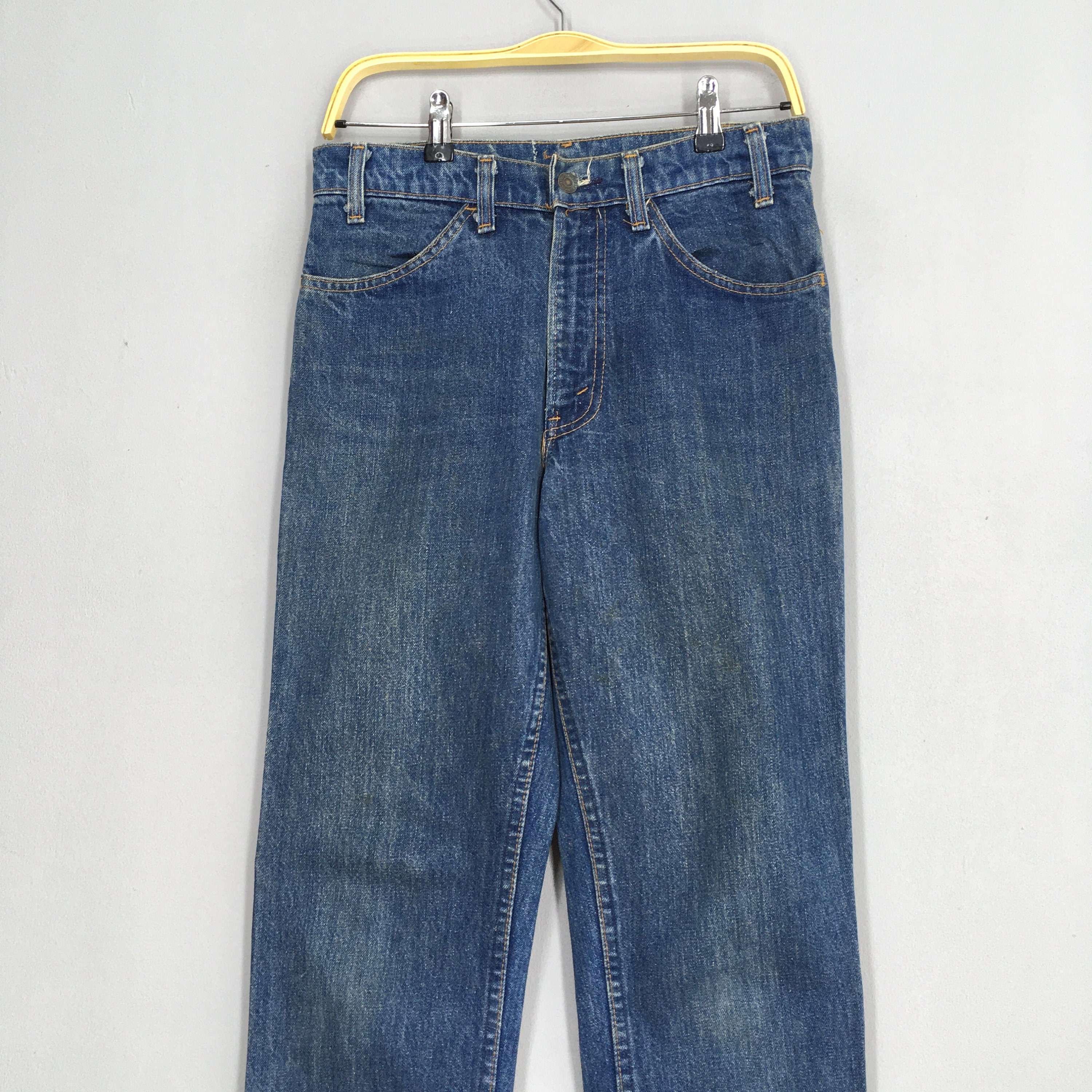 Levi's 646 コーデュロイ W34 L31 USED Size 30x27 Vintage Levi's 646 Bootcut Jeans Blue Dirty Jeans 80s