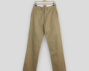 Vintage 60's Army Military Khakis Chinos Zip Fly Trousers Pants Sz