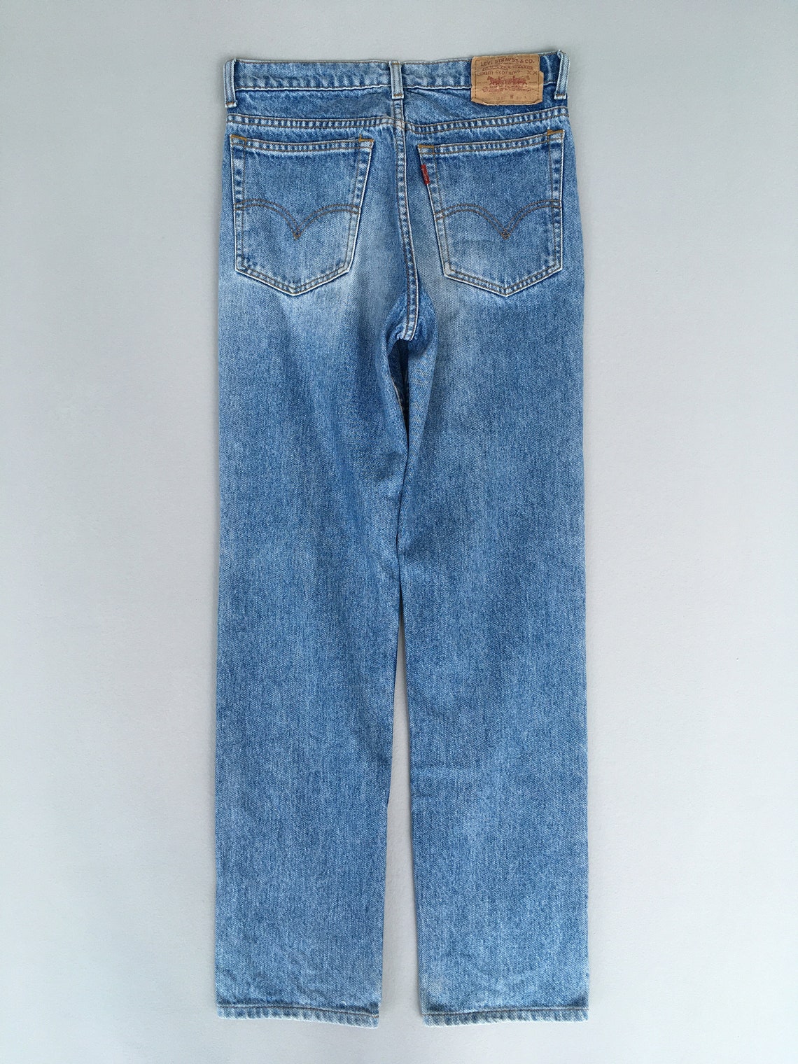 Size 28x30 Vintage 90s Levi's 606 Faded Blue Jeans Levis | Etsy