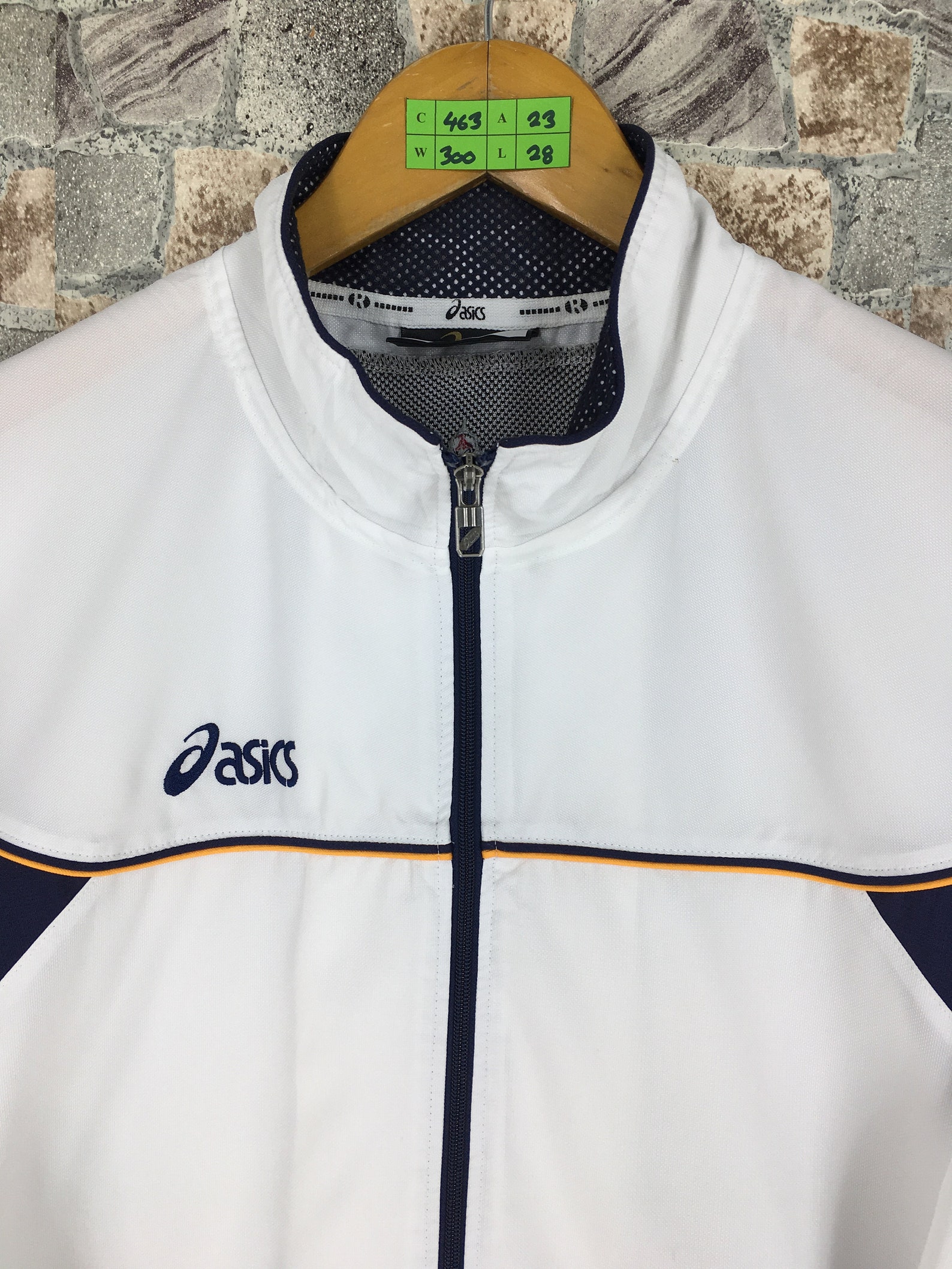 Asics Japan Track Top Jacket Medium Vintage 90s Asics Football | Etsy
