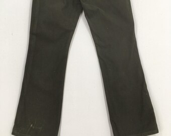Vintage Levis 517 Bootcut Flare Jeans - Super Black 1990s Denim