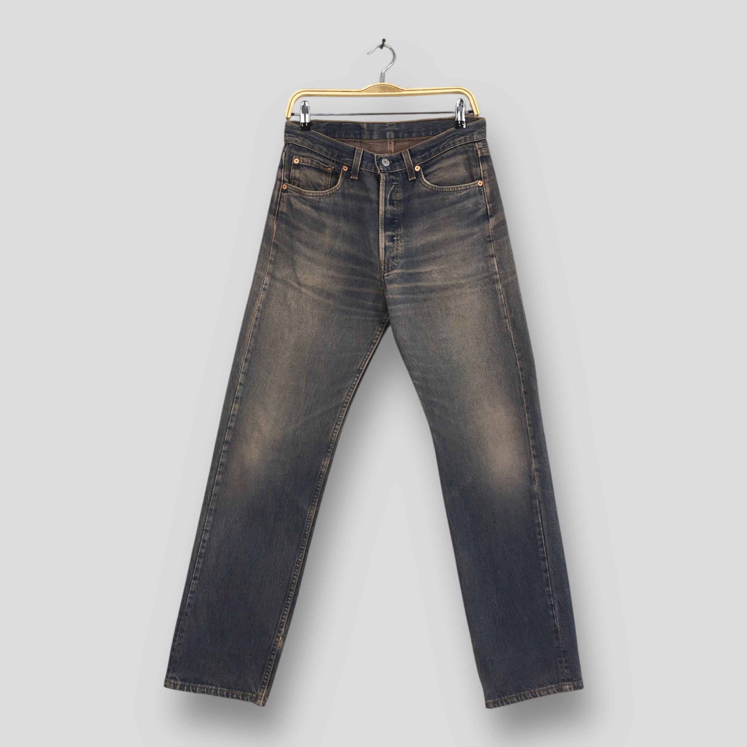 Size 29x31 Vintage 90s Levi's 501 Straight Leg Overdyed Jeans
