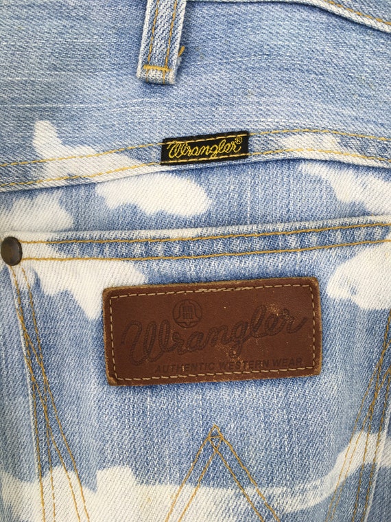 Größe 30x31 Vintage 90er Jahre Wrangler Camo Flare Jeans 