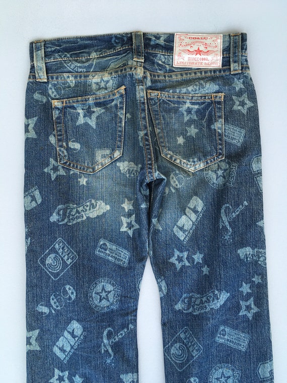 Size 32x30 Vintage Co&lu Jeans Blue Denim - Etsy Kong