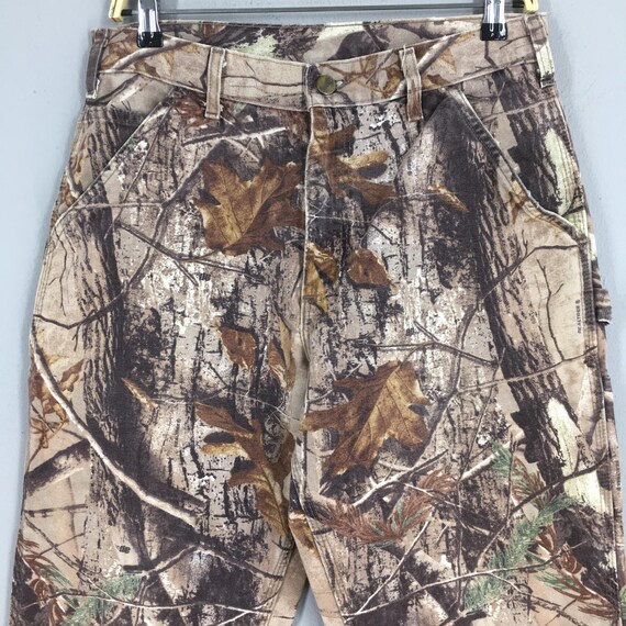 Size 29x30 Vintage Carhartt Mossy Oak Brown Pants Workwear Double