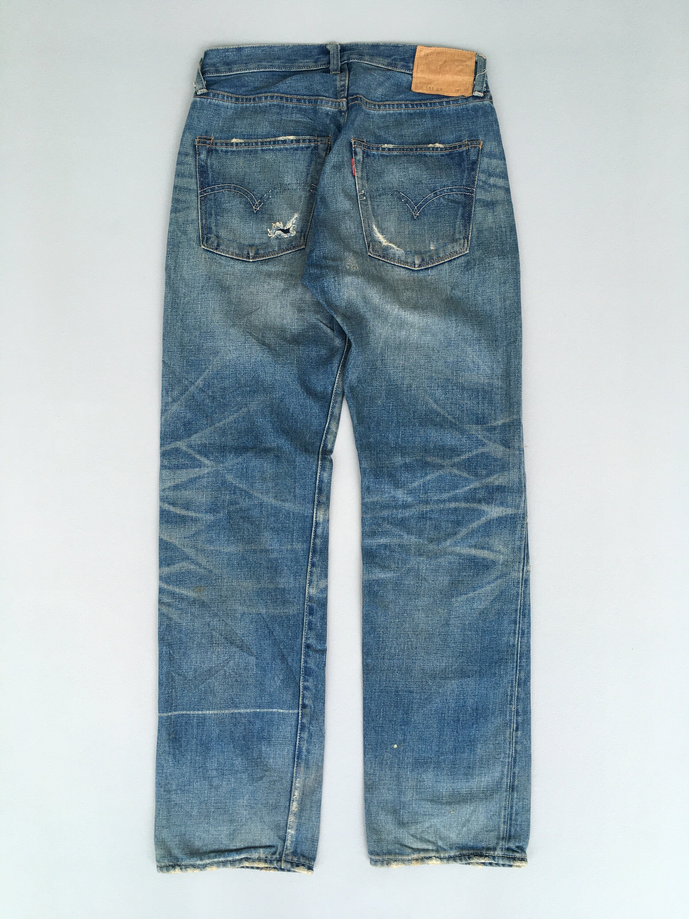 Size 28 Vintage Levis 501XX LVC Japan Distressed Denim Faded - Etsy
