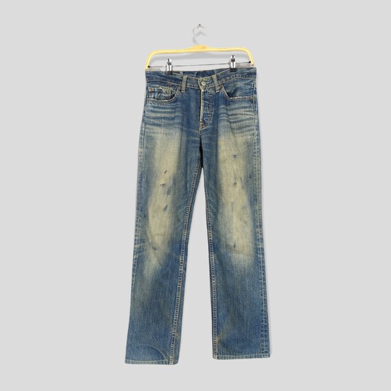 Size 28x28 Vintage Levi's 501 Blue Jeans Levi's Faded Dirty Size 28x28 Vintage Levi's 501 Blue Jeans Levi's Faded Dirty