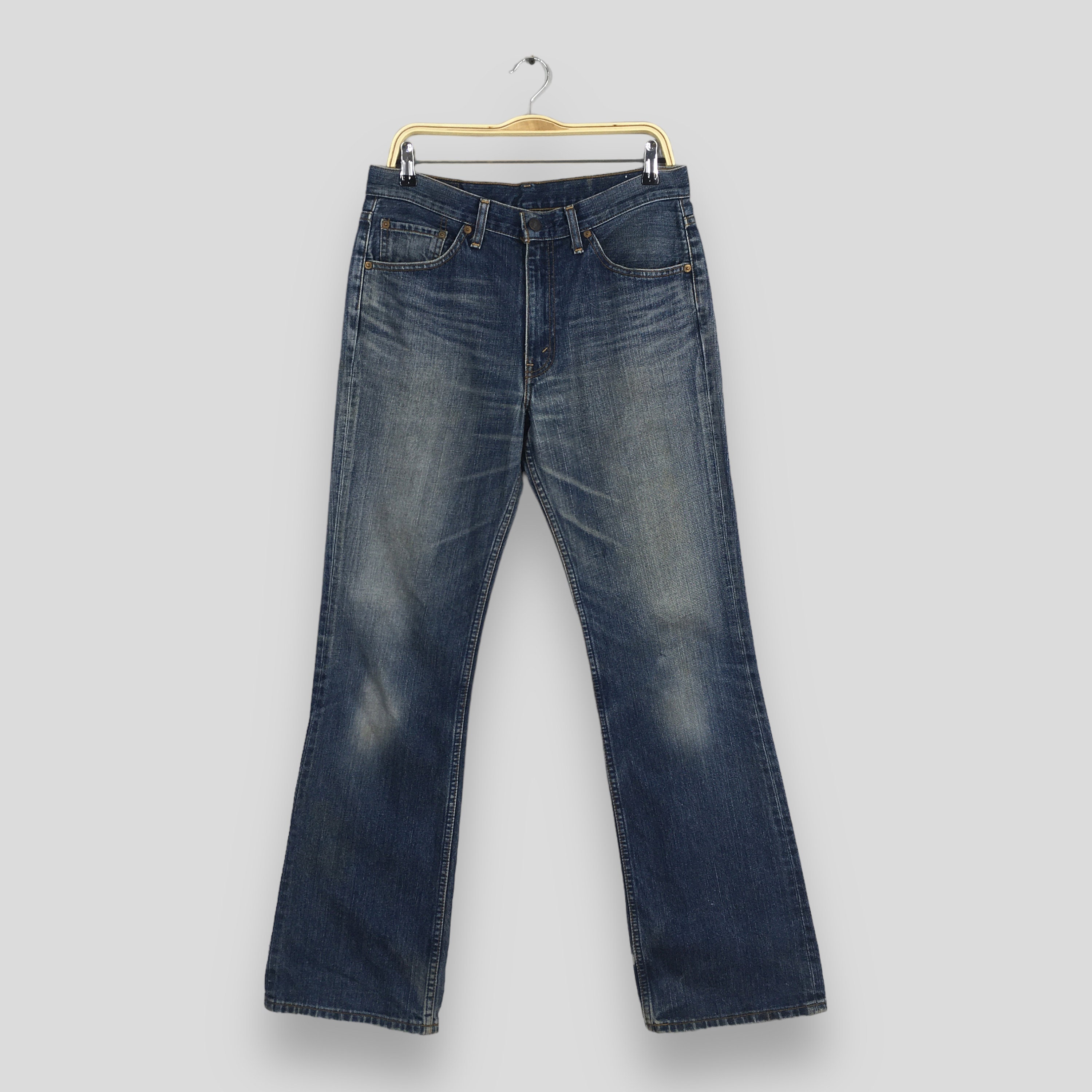 Size 32x32 Vintage Levi's 517 Bootcut Flare Jeans Lightwash Denim