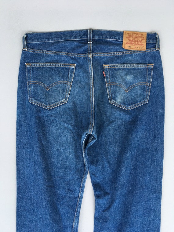 Buy Size Vintage Levis Indigo Blue Jeans Men Levi's Online - Etsy