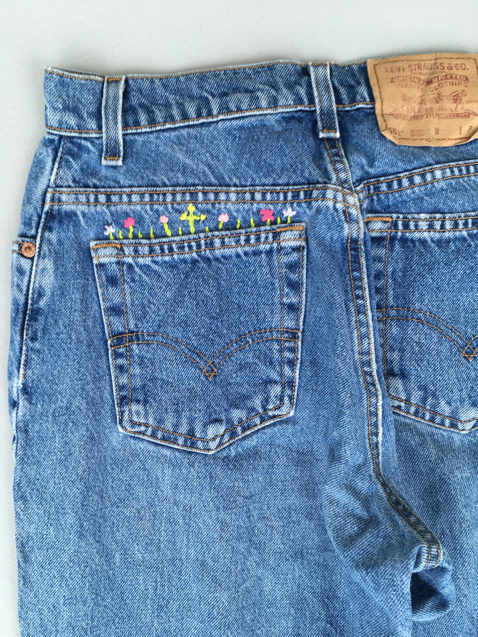 Size 26 Vintage Levis 551 Women's Jeans Relaxed Fit Levi | Etsy