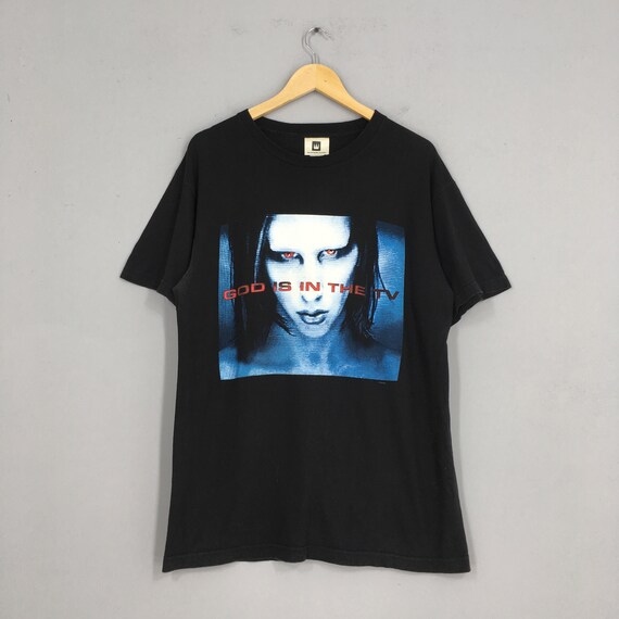 Kleding Gender-neutrale kleding volwassenen Tops & T-shirts T-shirts Vintage Marilyn Manson Shirt 