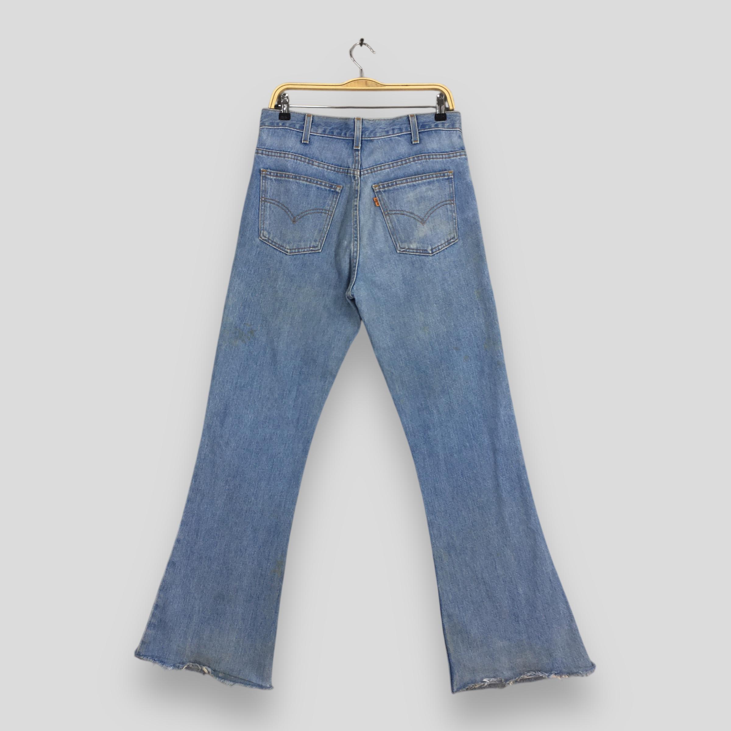 パンツ Made in USA 1990s Levi's 517 flare denim Vintage Levis 517 Jeans: 1990s Orange Tab Bootcut, Distressed