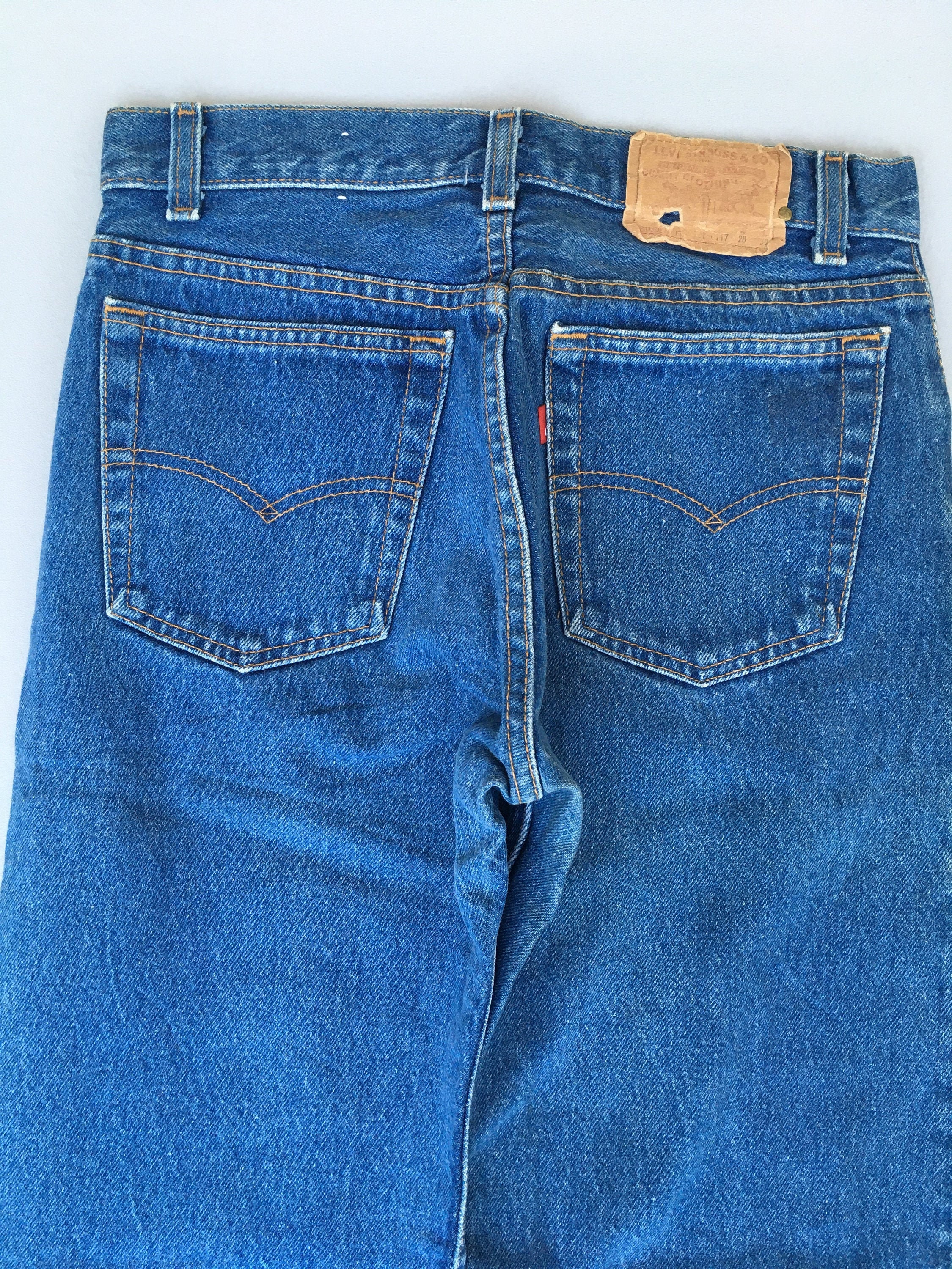 Size 27x27.5 Vintage Levis 701 Student Jeans Light Washed Jeans