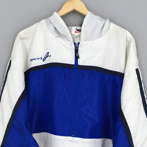 Vintage Nike Skylon Swoosh Hoodie Jacket XLarge Vintage 90s Nike Swoosh Jacket Nike Sportswear Nike Light Zip Up Jacket Size XL