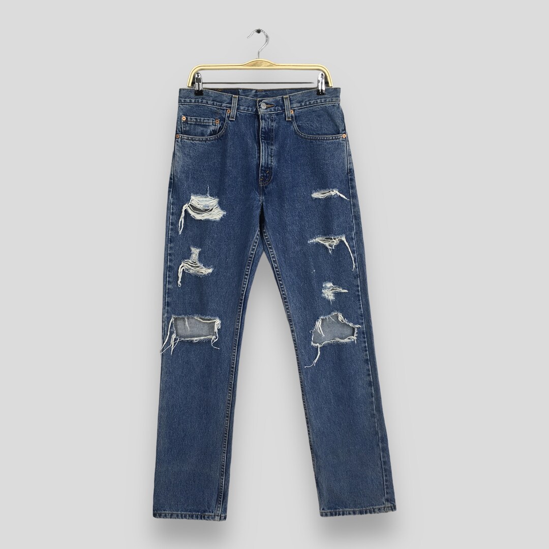 Levi’s Vintage Denim Size 31x32 Vintage Levi's 505 Light Wash Zipper Jeans 1990s Levi's