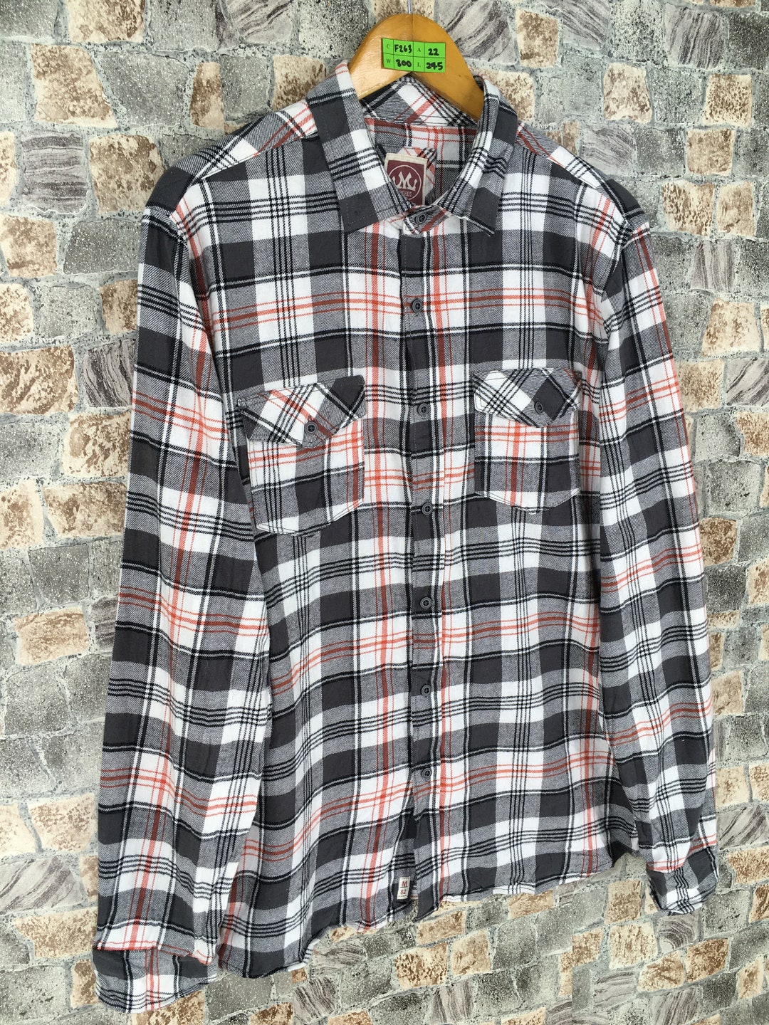 Vintage Shadow Plaid Checkered Flannel Shirt Unisex Casual - Etsy