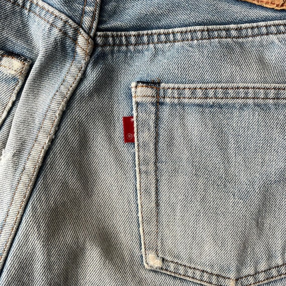 Size 29x29 Vintage 1980s Levi's 501 Usa Redline Jeans Levis Faded