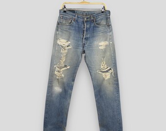 Size 30x25 Vintage Levi's 701XX LVC Big E Japan Selvedge Jeans