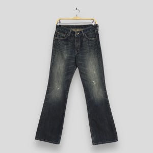 Size 29x30 Vintage 90s Levis 517 Bootcut Flared Jeans Denim Levi&#39;s Stonewash Jeans Levi&#39;s Distressed Denim Levis Wide Leg Zipper Jeans W29