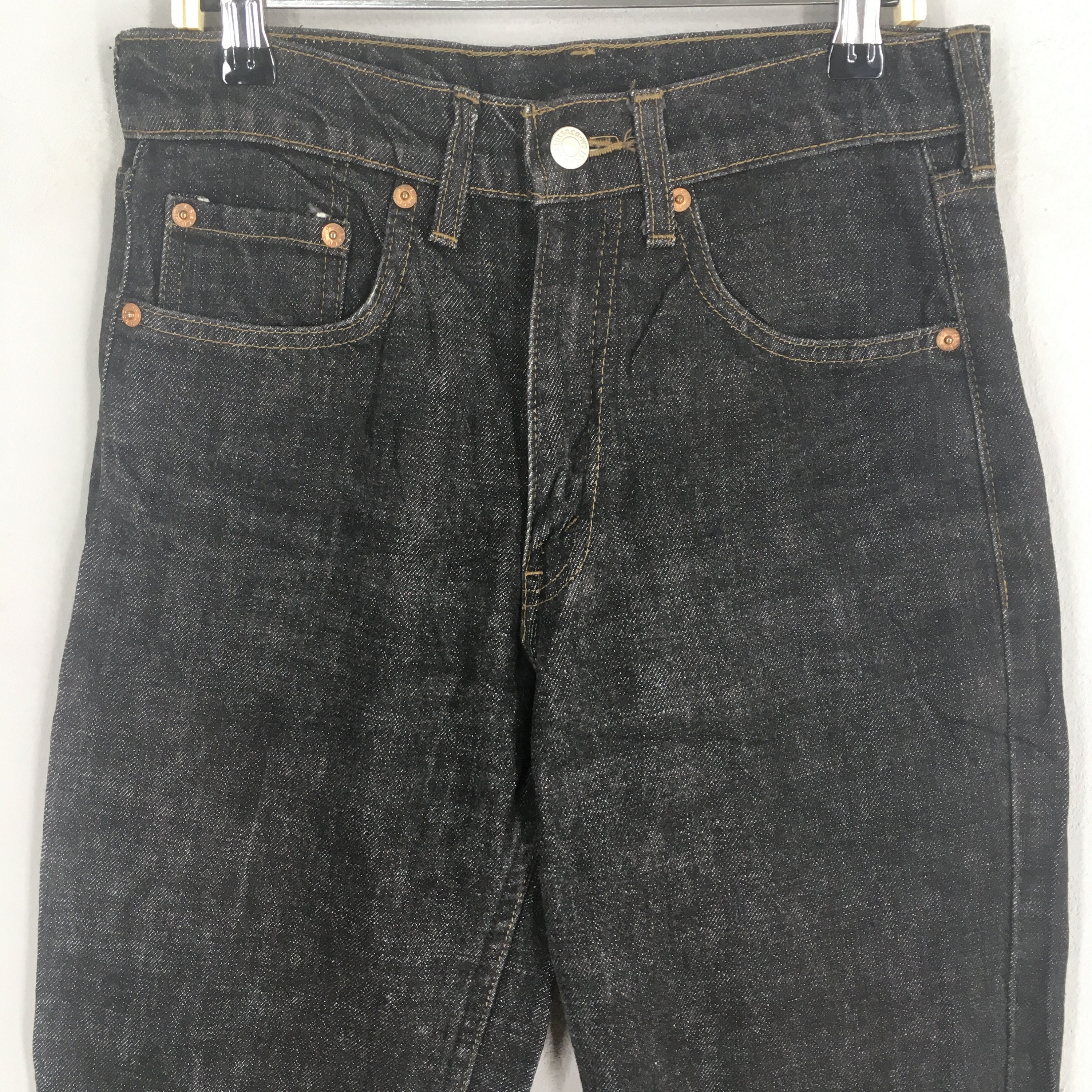 Size 26x32 Vintage Levi's 503 Black Women's Jeans High Waisted