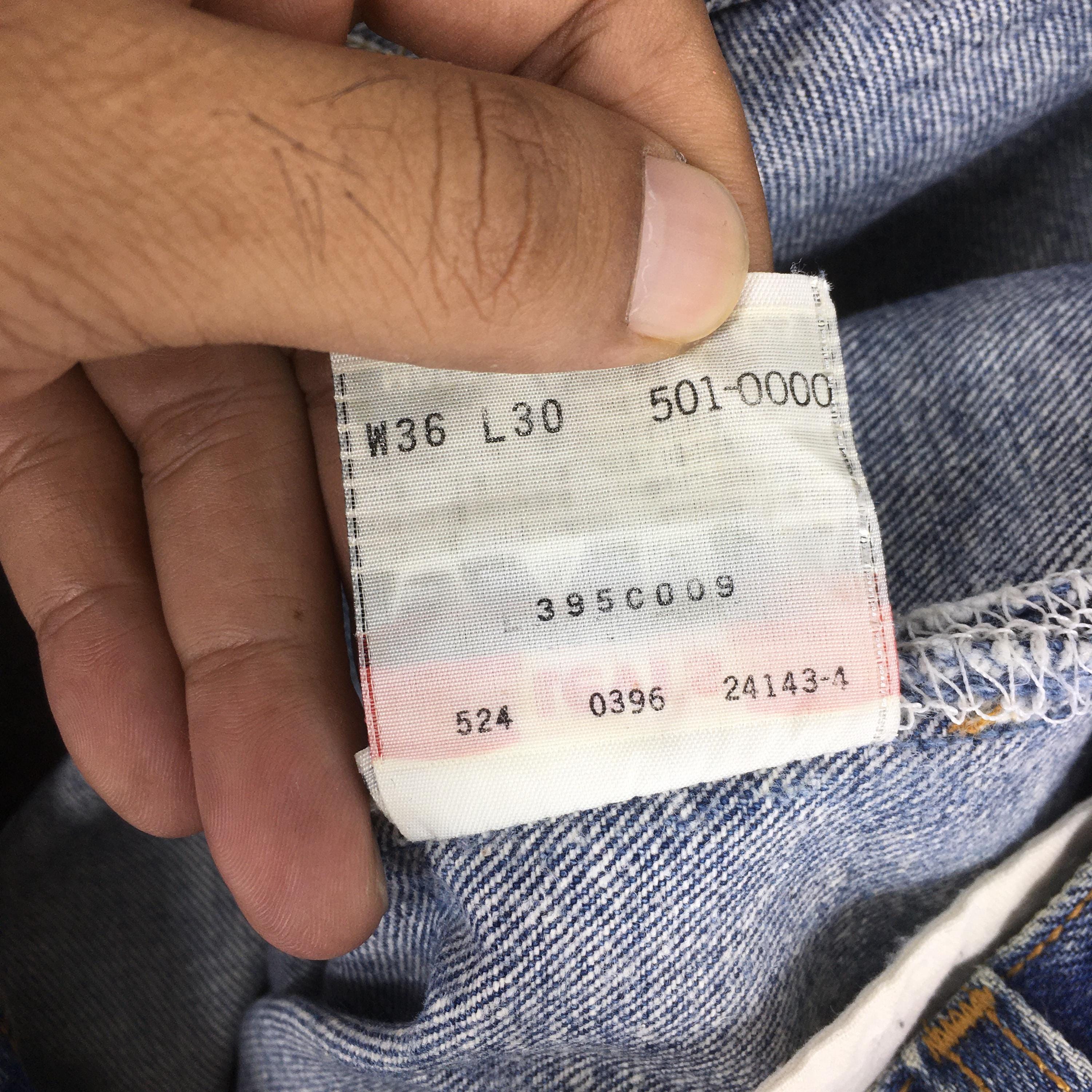 Size 33x27 Vintage 90s Levi's 501 Straight Cut Blue Denim Levi's