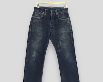 Vintage Jeans, 32 X 31, 1950s Levi's, Levi's 551 ZXX, Hidden